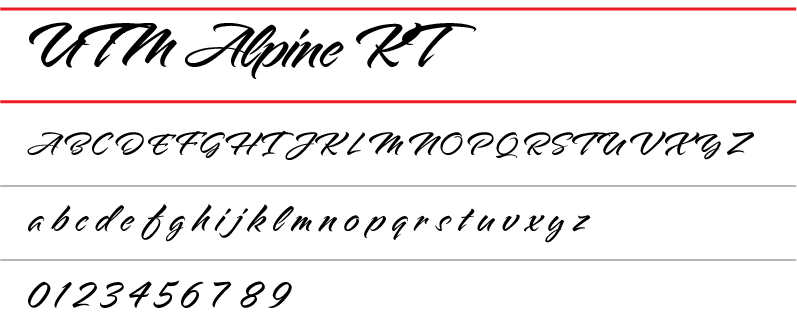 Font chữ Việt Hóa UTM Alpine KT