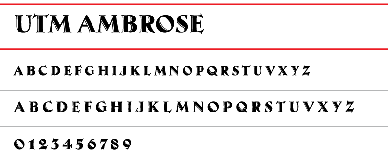 Font chữ Việt Hóa UTM Ambrose