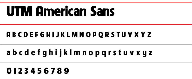 Font chữ Việt Hóa UTM American Sans