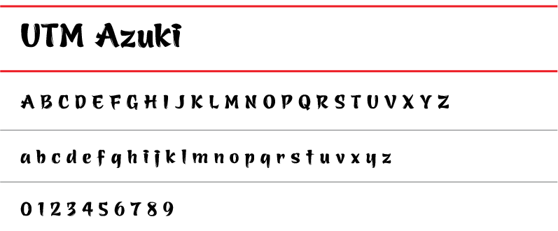 Font chữ Việt Hóa UTM Azuki